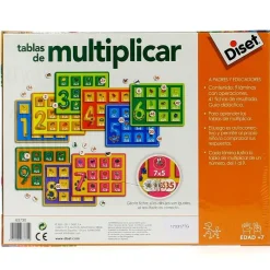 DISET Juegos Y Juguetes Educativos-Tablas de multiplicar