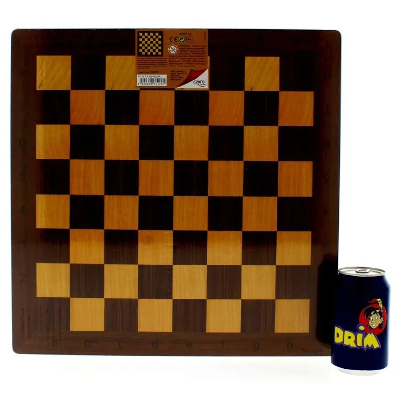 CAYRO Juegos De Mesa-Tablero de Madera Ajedrez y Damas