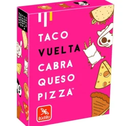 LÚDILO Amigos Y Familia-Taco, Vuelta, Cabra, Queso, Pizza Juego Cartas