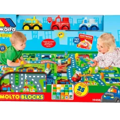MOLTO Vehículos, Trenes Y Parkings-Tapiz Infantil con Vehículos