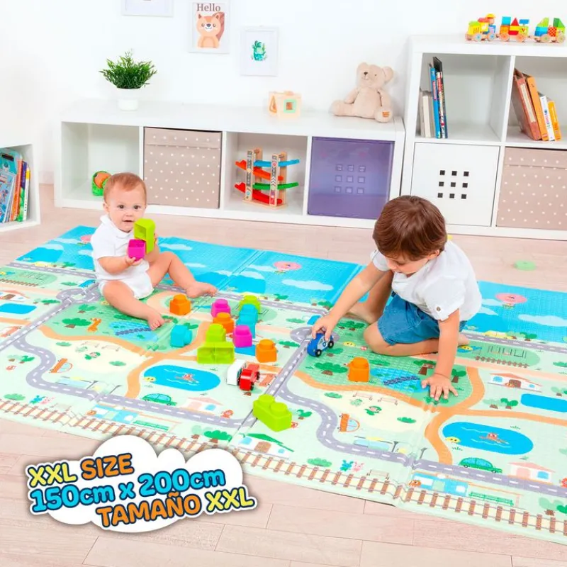 MOLTO Primera Infancia Y Preescolar-Tapiz Suelo XXL Reversible Playmat