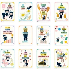 MILESTONE Sonajeros-Tarjetas momentos inolvidables niños junior