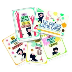 MILESTONE Sonajeros-Tarjetas momentos inolvidables niños junior