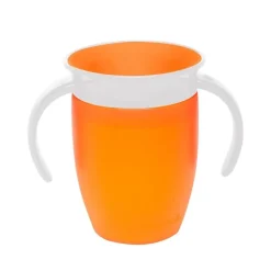 Taza 360º con asas 207 ml naranja*MUNCHKIN Hot