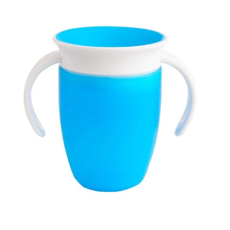MUNCHKIN Botellas Y Cantimploras-Taza 360º con asas 207ml azul