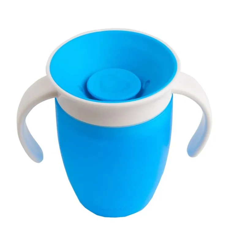 MUNCHKIN Botellas Y Cantimploras-Taza 360º con asas 207ml azul