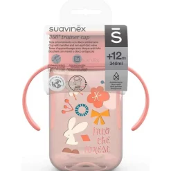 SUAVINEX Botellas Y Cantimploras-Taza 360º +12m de 340ml Forest Rosa