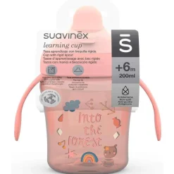 SUAVINEX Botellas Y Cantimploras-Taza aprendizaje +6M de 200ml Rosa
