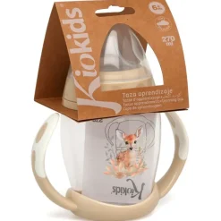 Taza Asas Silicona 270Ml Beige*KIOKIDS Clearance