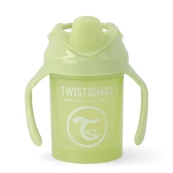 TWISTSHAKE Botellas Y Cantimploras-Taza con Asas 230 Ml +4 Meses Verde Cactus