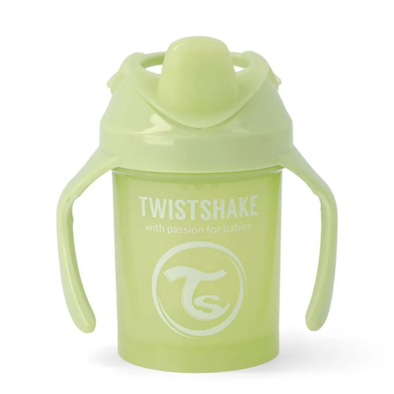 TWISTSHAKE Botellas Y Cantimploras-Taza con Asas 230 Ml +4 Meses Verde Cactus