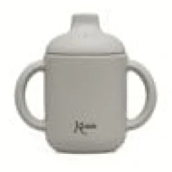 Taza con asas de silicona Gris*KIOKIDS Outlet