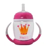 Taza con cañita 270 Ml Rosa*KIOKIDS Outlet