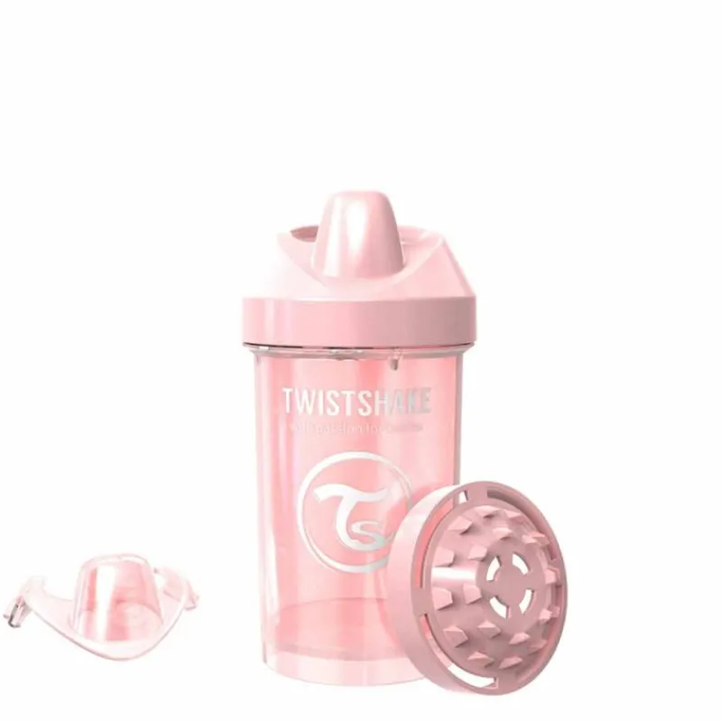 Taza Crawler Cup 300 Ml +8 Meses Rosa*TWISTSHAKE Best