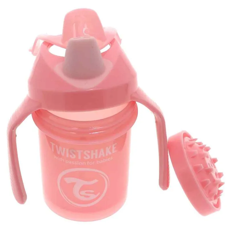 TWISTSHAKE Botellas Y Cantimploras-Taza de Asas 230 Ml Rosa Pastel