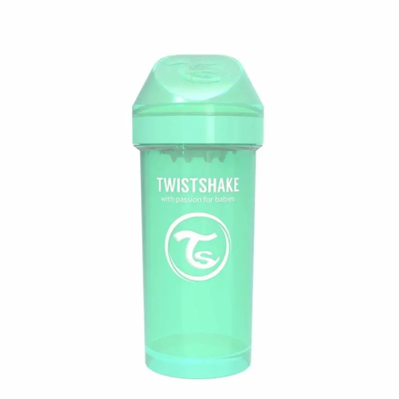 TWISTSHAKE Botellas Y Cantimploras-Taza Kid 360 Ml + 12 Meses Menta