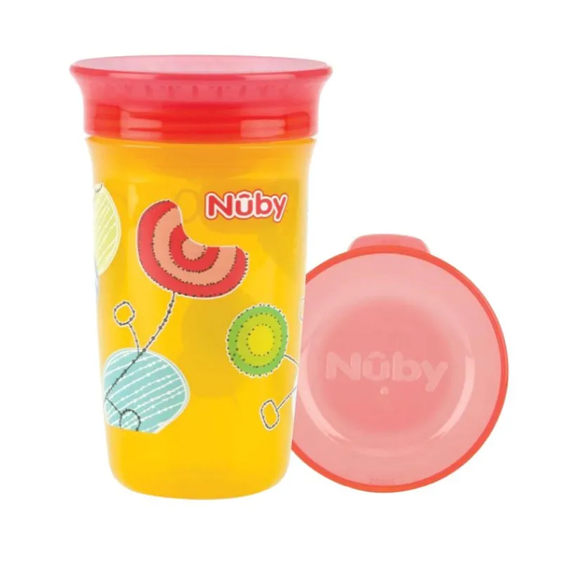 Taza mágica 360º 300 Ml +6m Amarillo*NUBY Clearance
