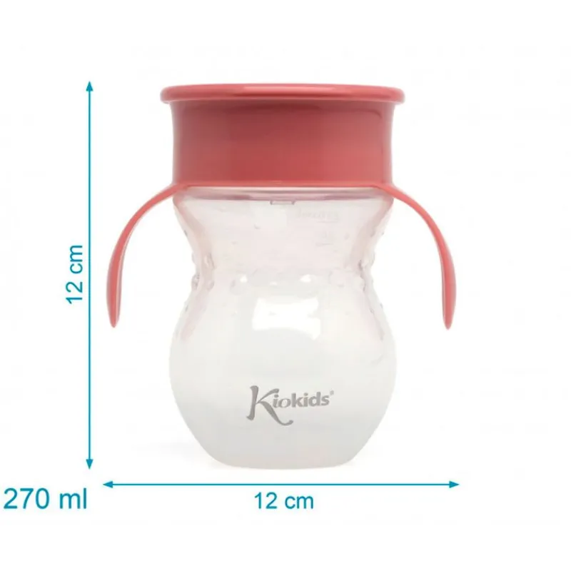 KIOKIDS Botellas Y Cantimploras-Taza Step 3 con Asas +12M Azul