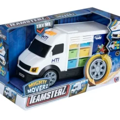 SELECCION DRIM Vehículos, Trenes Y Parkings-Teamsterz Camión Contenedor con Luces y Sonidos