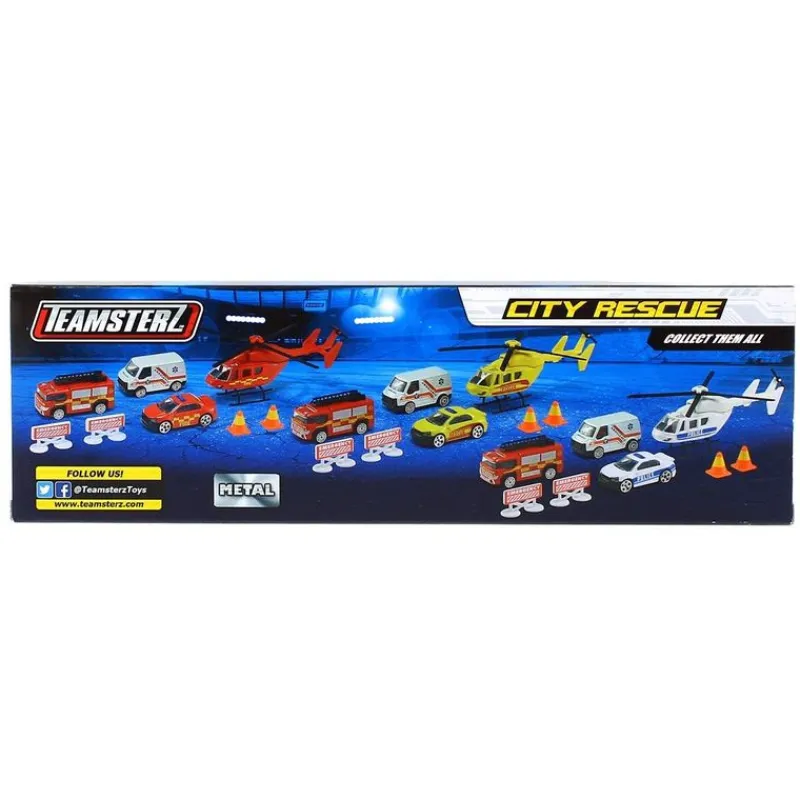 SELECCION DRIM Vehículos, Trenes Y Parkings-Teamsterz Vehículos de Obra Blancos