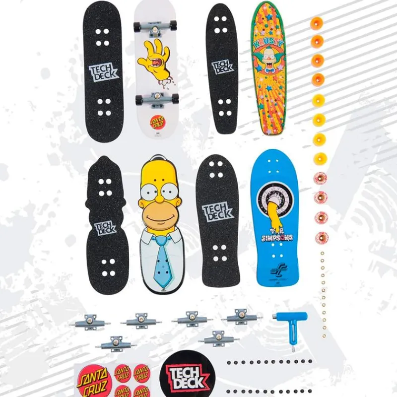 Tech Deck Simpsons Pack 4*SPIN MASTER Online