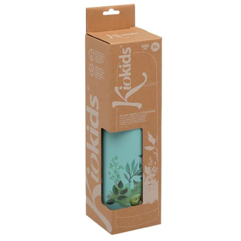 Termo Líquido Inox 500 ML Salvia*KIOKIDS