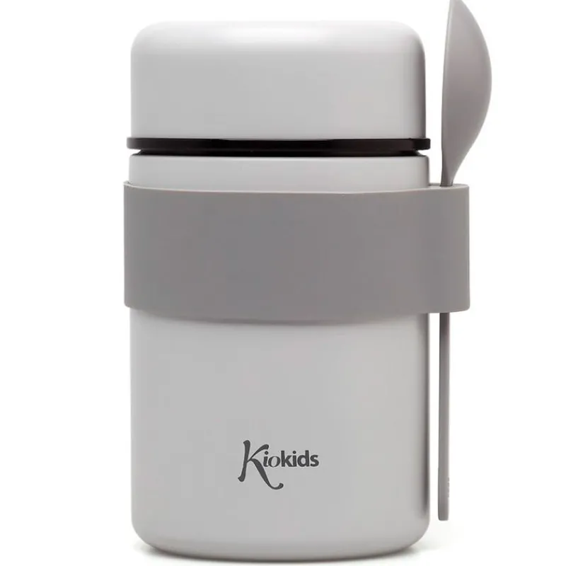 KIOKIDS Termos Y Papilleros-Termo papillero inox 500 ml Gris