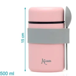 Termo papillero inox 500 ml Rosa*KIOKIDS Sale