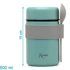 KIOKIDS Termos Y Papilleros-Termo papillero inox 500 ml Salvia