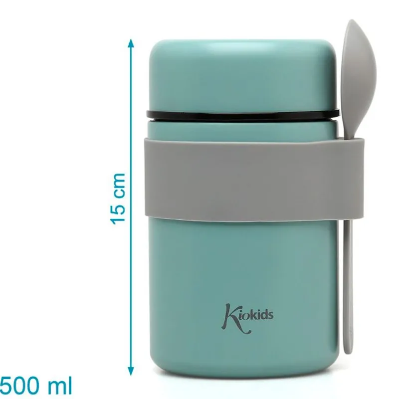 KIOKIDS Termos Y Papilleros-Termo papillero inox 500 ml Salvia