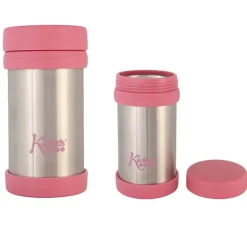 KIOKIDS Termos Y Papilleros-Termo papillero inox 500 ml rosa