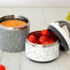 KIOKIDS Termos Y Papilleros-Termo solidos 930ml inox gris