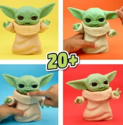 HASBRO Figuras Y Figuras De Acción-The Mandalorian Grogu Mixin’ Moods