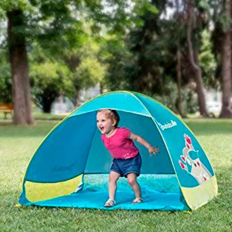 BADABULLE Accesorios Y Complementos De Viaje|Aire Libre-Tienda Anti-UV Azul Protección 50+