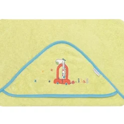 PETITE STAR Capas De Baño Para Bebés-Toalla bebé con capucha Jirafa Verde