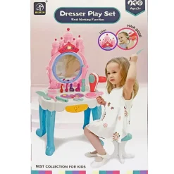 DRIM DISCOUNT Juegos Y Juguetes De Imitación-Tocador con Taburete