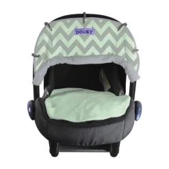 Toldo para sillitas de paseo Zigzag Verde menta/gris*DOOKY Outlet