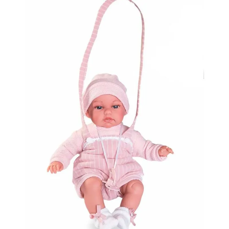 Toneta Balbuceos con Portabebé Muñeca Bebé*MUÑECAS ANTONIO JUAN