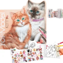 DEPESCHE Escolar|Manualidades-Top Model Cuaderno de Colorear Gatitos
