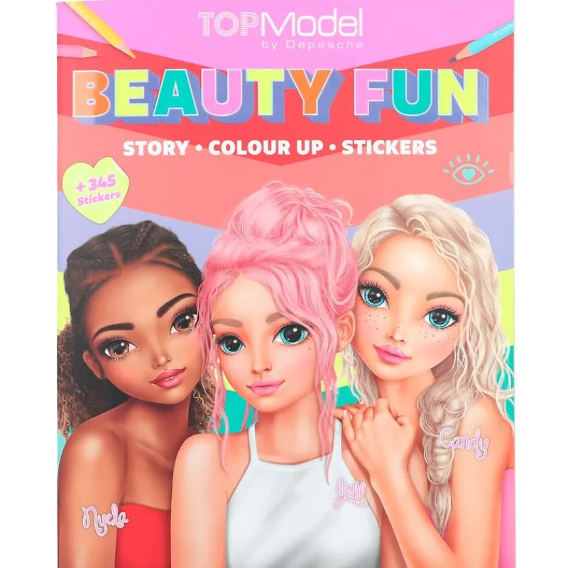 Top Model Libro para Colorear Beauty Fun*DEPESCHE Hot