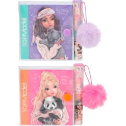 DEPESCHE Escolar-Top Model Mini Bloc Notas con Bolígrafo Surtido