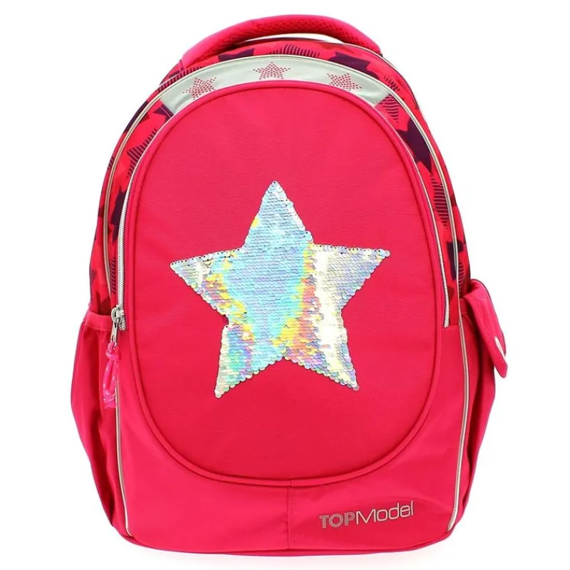 SELECCION DRIM Escolar-Top Model Mochila Rosa Estrella