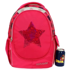 SELECCION DRIM Escolar-Top Model Mochila Rosa Estrella