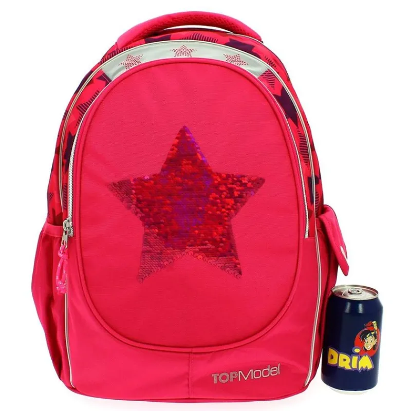 SELECCION DRIM Escolar-Top Model Mochila Rosa Estrella