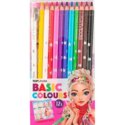DEPESCHE Escolar|Manualidades-Top Model Pack 12 Lápices de Colores