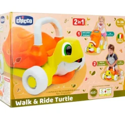 CHICCO Andadores Para Bebés|Bicicletas, Correpasillos Y Triciclos-Tortuga Walk & Ride Andador Correpasillos