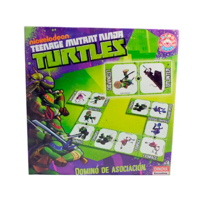 SELECCION DRIM Juegos De Mesa-Tortugas Ninja Dominó
