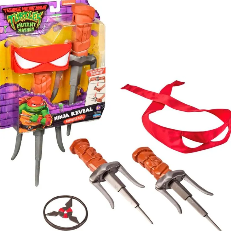FAMOSA Juegos Y Juguetes De Imitación-Tortugas Ninja Pack Movie Role Play Surtido