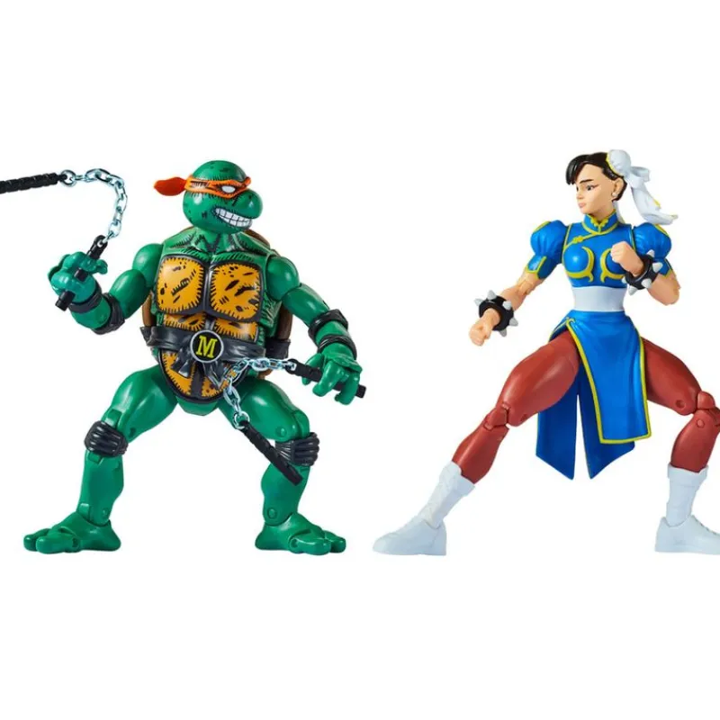 Tortugas Ninja vs Street Fighter Pack Figuras STD*BANDAI New