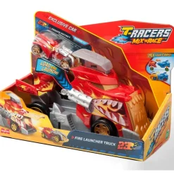 MAGIC BOX Manualidades|Vehículos, Trenes Y Parkings-T-Racers Mix N Race Fire Camión